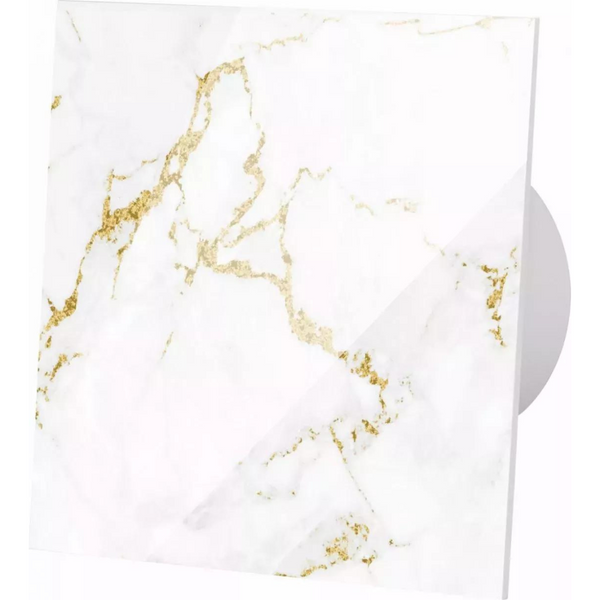 Universal, glass panel white gold marble image 1