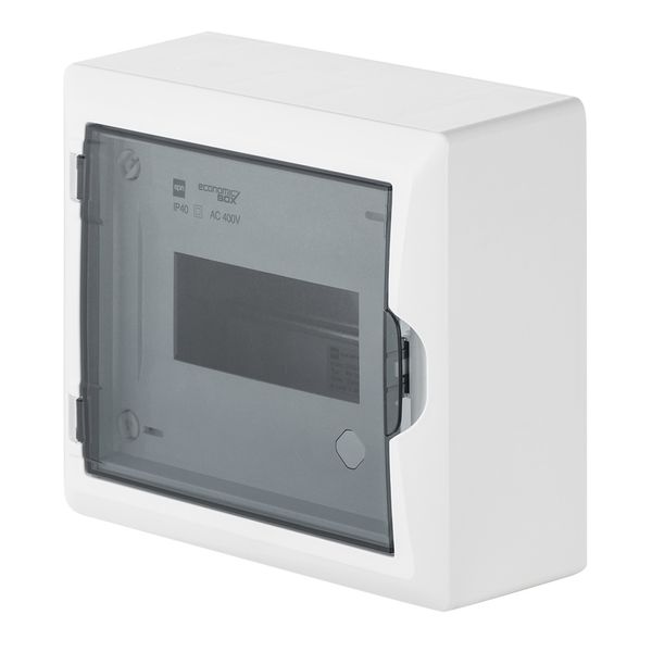 ECONOMIC BOX 1x8 PE+N SURFACE MOUNTED image 1