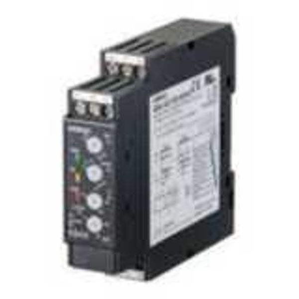 Monitoring relay 22.5mm wide, Single phase over or under current 0.1 t image 1