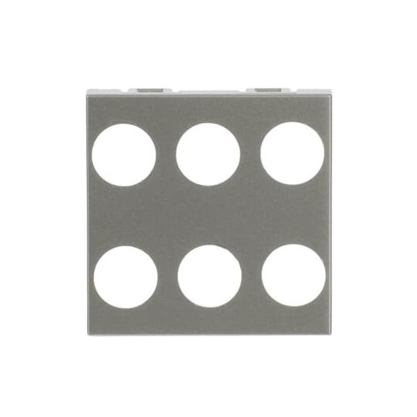 N2221.6 CV Cover plate for Switch/push button Central cover plate Champagne - Zenit image 1