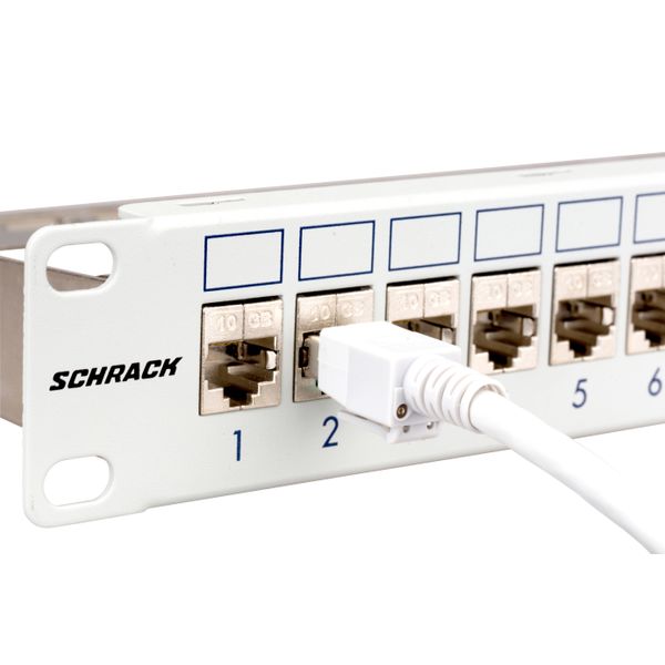 Patchpanel 19" empty for 24 modules (SFA)(SFB), 1U, RAL7035 image 8