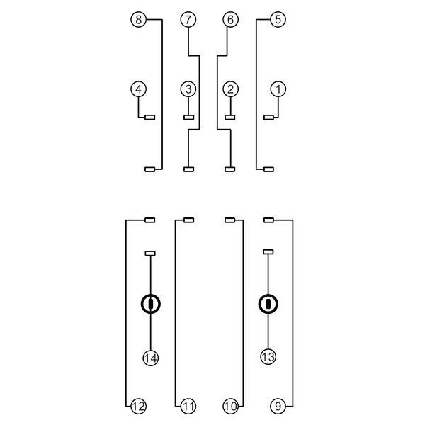 Socket for RS/PT5 relays, screw type terminals 14-pole, 10A image 4