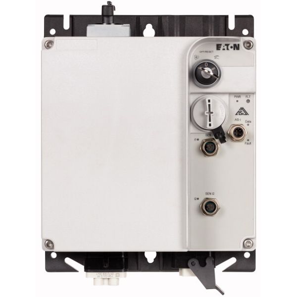 DOL starter, 6.6 A, Sensor input 2, 400/480 V AC, AS-Interface®, S-7.4 for 31 modules, HAN Q4/2, with manual override switch image 1