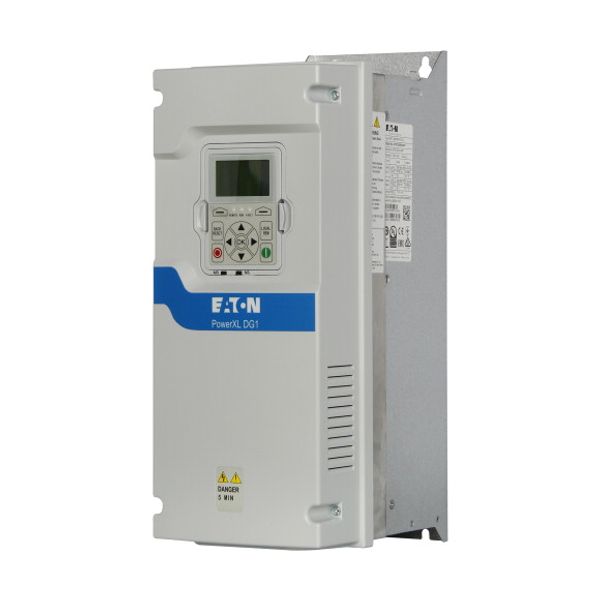 Variable frequency drive, 400 V AC, 3-phase, 16 A, 7.5 kW, IP54/NEMA12, Brake chopper, DC link choke image 2