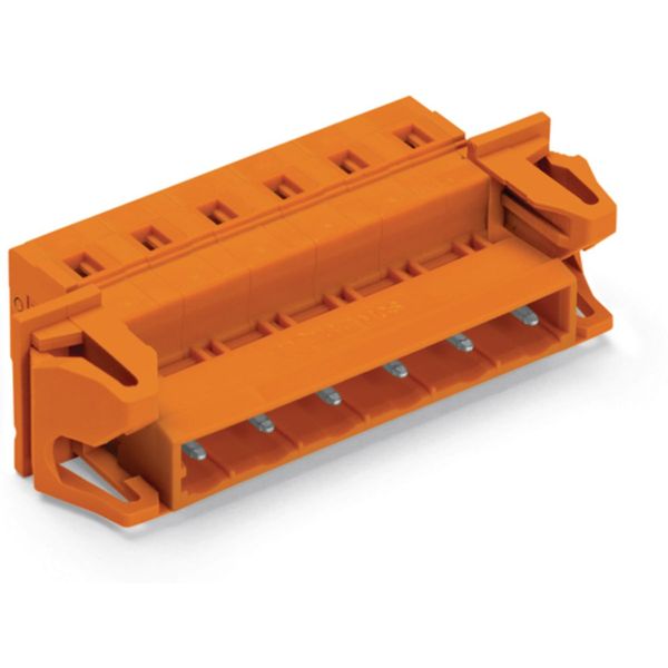 1-conductor male connector CAGE CLAMP® 2.5 mm² orange image 2