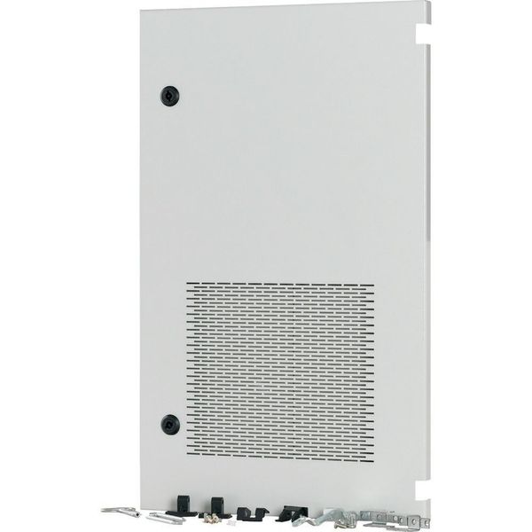 Section wide door, ventilated, right, HxW=700x425mm, IP31, grey image 3