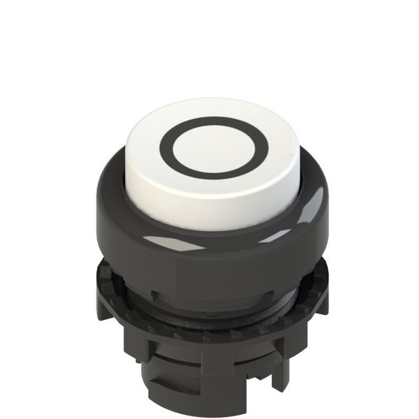 White protruding luminous button with gear E2 1PL2S221L1 image 1