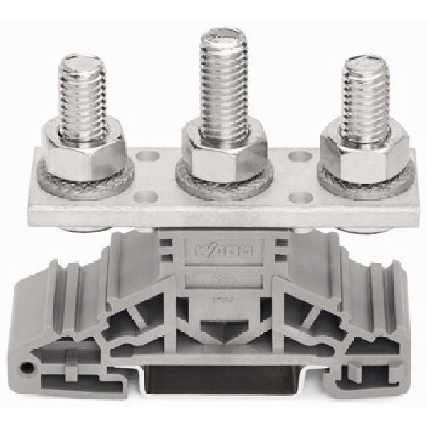 Stud terminal block lateral marker slots for DIN-rail 35 x 15 and 35 x image 2