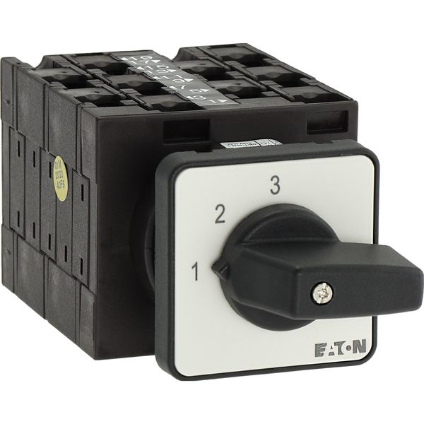 Step switches, T3, 32 A, flush mounting, 5 contact unit(s), Contacts: 9, 45 °, maintained, Without 0 (Off) position, 1-3, Design number 8270 image 18