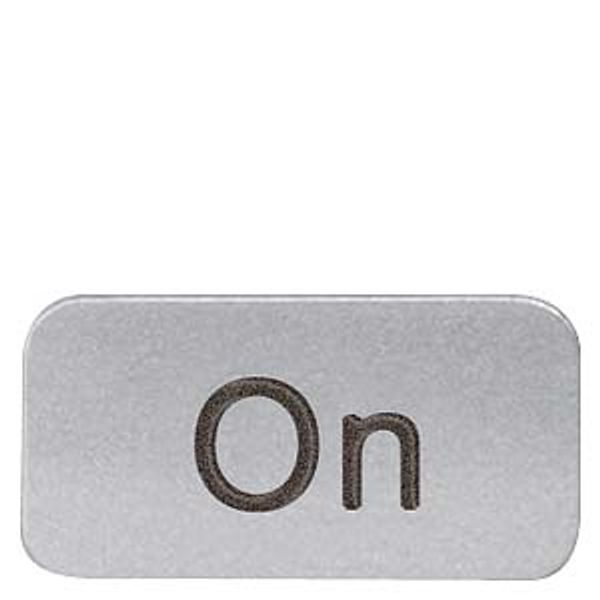 Adhesive labeling plate, on label h... image 1