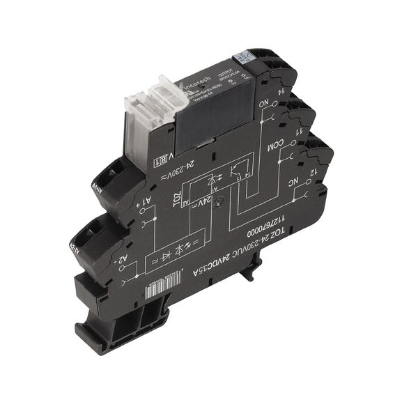 Solid-state relay, 24…230 V UC ±10 %, Rectifier 12...275 V AC, 1 A, Te image 2