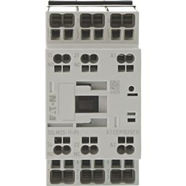 Contactor, 3 pole, 380 V 400 V 11 kW, 1 N/O, 1 NC, 230 V 50/60 Hz, AC operation, Push in terminals image 16