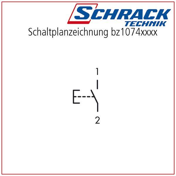 Modular Push-button Switch, 1 NO + 1 NC, 16A image 11