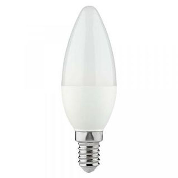 LED SMD Bulb - Candle C35 E14 5W 470lm 4000K Opal 240°  image 1