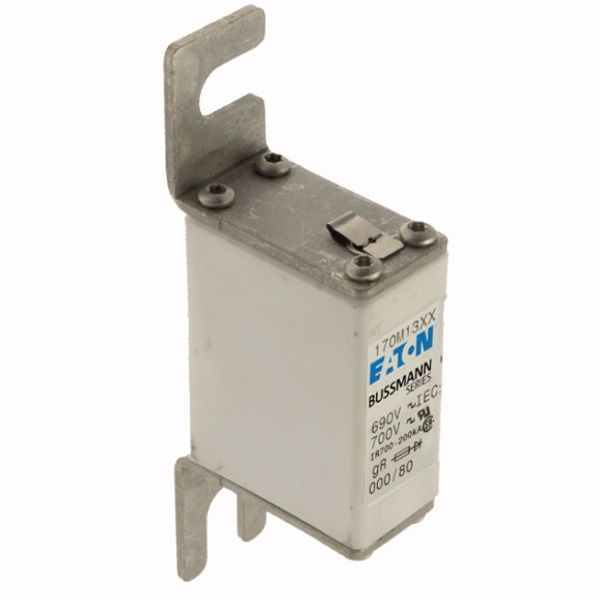 Fuse-link, high speed, 10 A, AC 690 V, DIN 000, 21 x 40 x 100 mm, gR, DIN, IEC, single indicator image 4