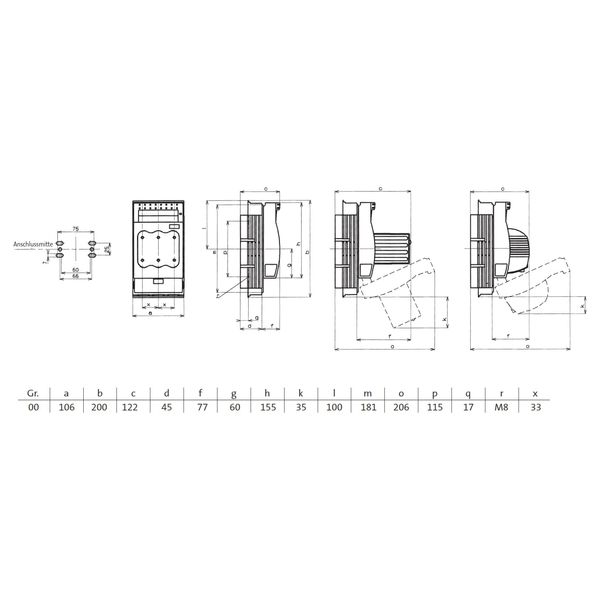 HRC bus-mounting fuse switch-disconnector 160A image 3