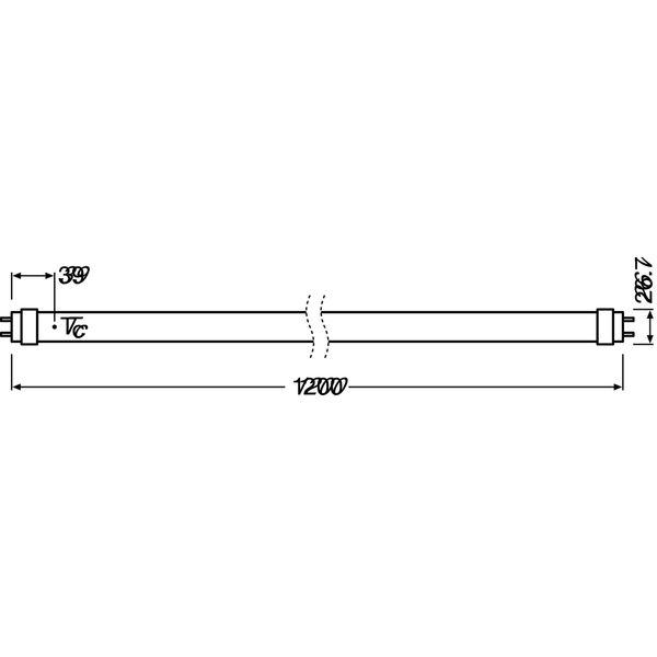 SubstiTUBE T8 EM STAR 15 W/4000 K 1200 mm image 4