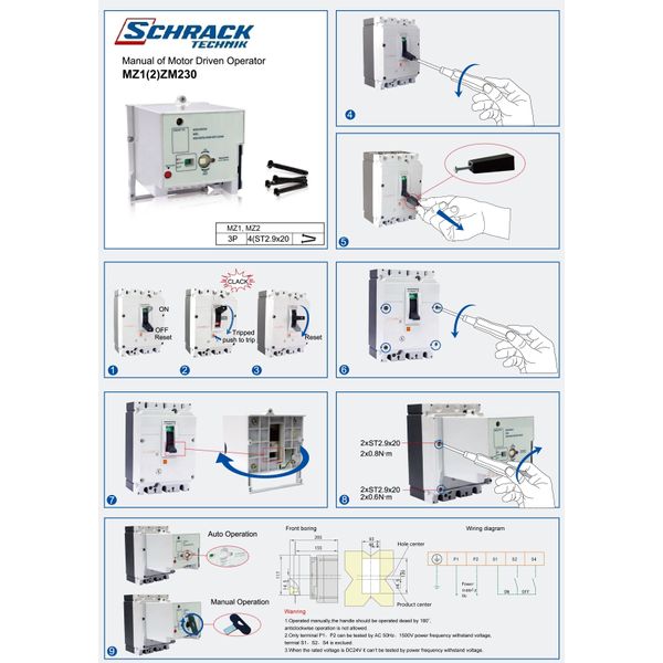 Remote operator 230VACDC for MZ1 image 8