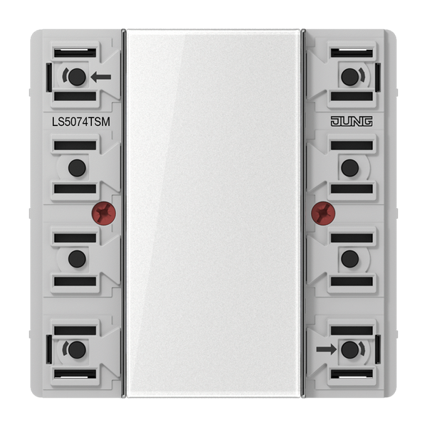 Standard push-button module 4-gang LS5074TSM image 1