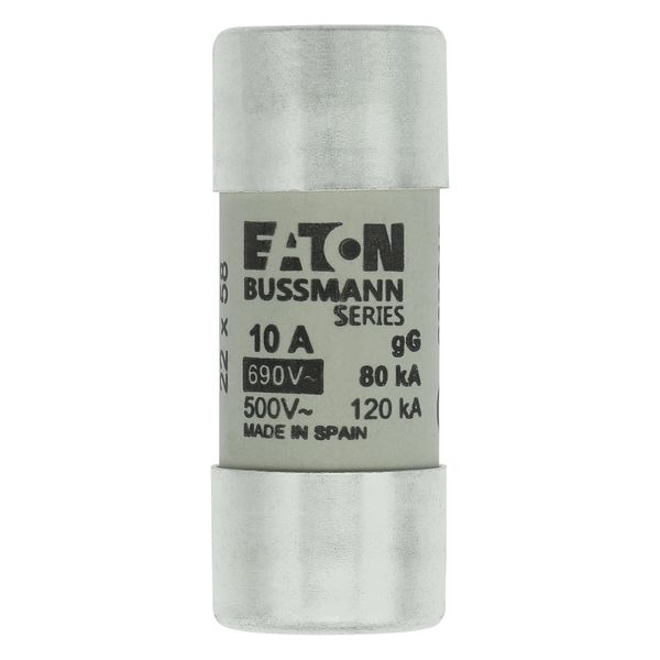 Fuse-link, LV, 10 A, AC 690 V, 22 x 58 mm, gL/gG, IEC image 7