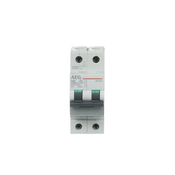 EP102 D40 Miniature Circuit Breaker - 2P - D - 40 A image 10