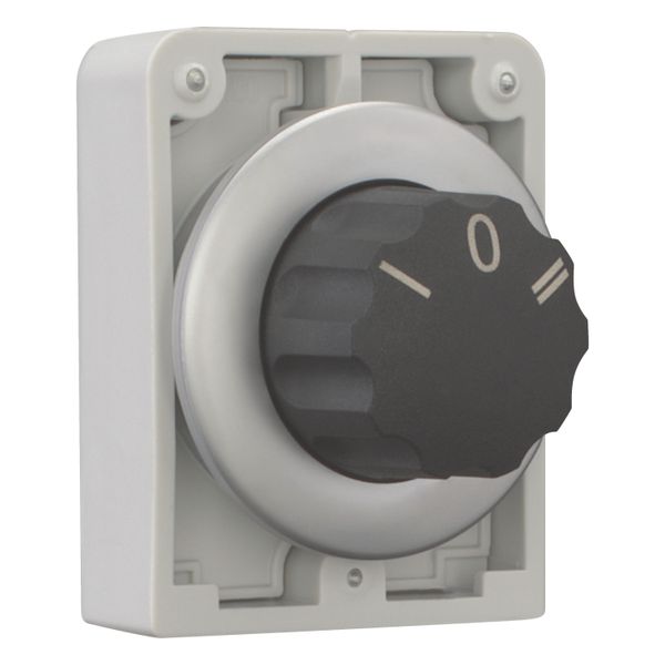 Changeover switch, RMQ-Titan, With rotary head, momentary, 3 positions, inscribed, Metal bezel image 12