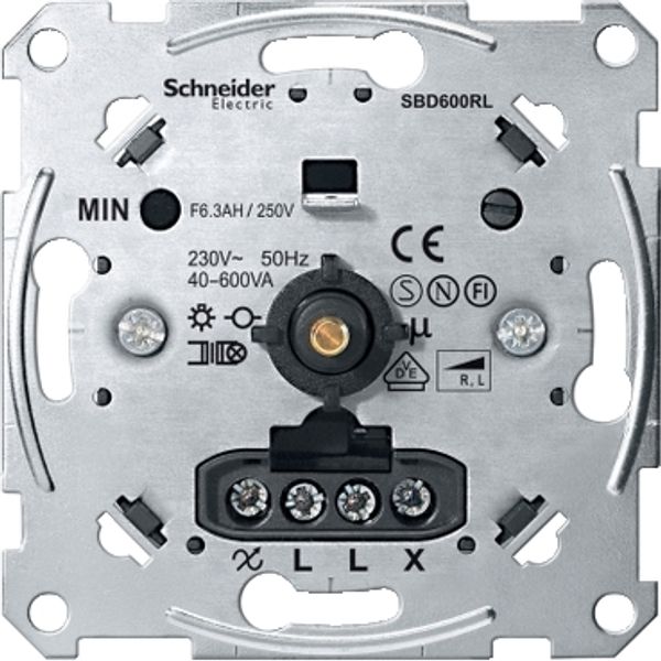 Rotary dimmer insert for inductive load, 40-600 W/VA image 2