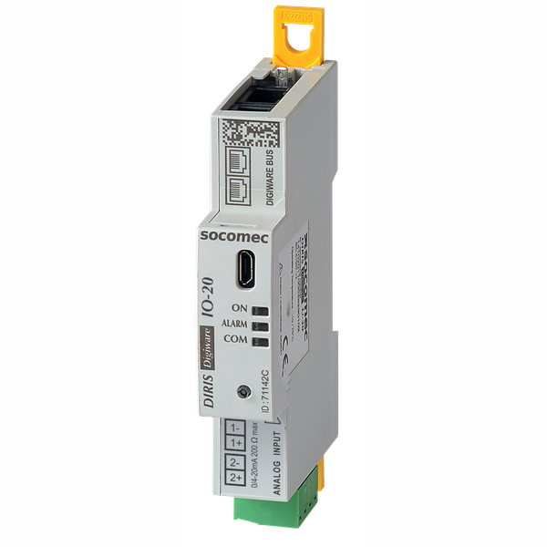 4 Digital Inputs / 2 Digital Outputs DIRIS Digiware IO-10 image 2