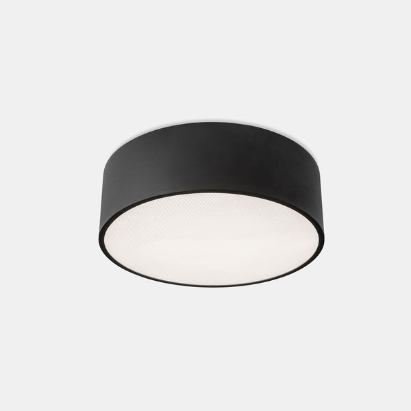 Ceiling fixture Luno Surface ø400 24.5W LED warm-white 3000K CRI 80 1-10V Black IP20 2389lm image 1