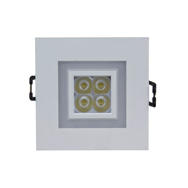 FIALE 4LED 4X1W 30deg 230V SQUARE WW LED SPOT WITH WW FRAME image 8