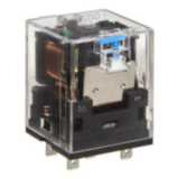 Relay for DC load, 5-pin plug-in, 10 A, 220 VDC, SPST-NO, LED indicato MKSX1049C image 1