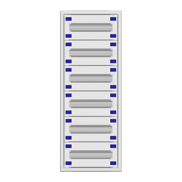 Flush-mounted distribution board 1U-18K, H915W380D180mm image 1