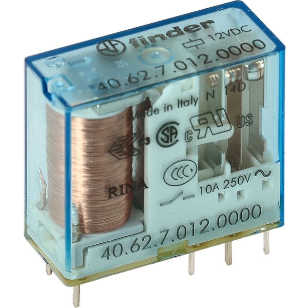 PCB/Plug-in Rel. 5mm.pinning 2CO 10A/12VDC SEN/Agni (40.62.7.012.0000) image 4