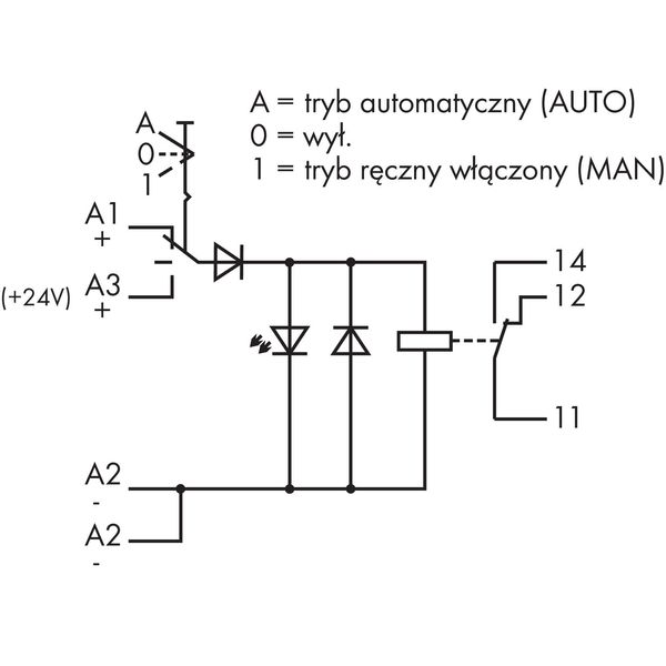 Relay module Nominal input voltage: 24 VDC 1 changeover contact image 5