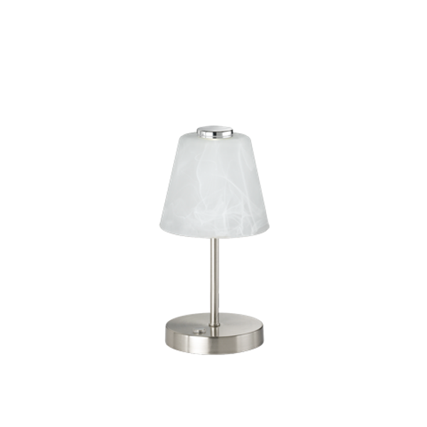 Emmy LED table lamp brushed steel image 1