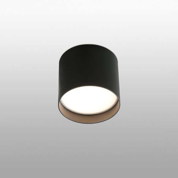 NATSU BLACK ROUND CEILING LAMP image 1