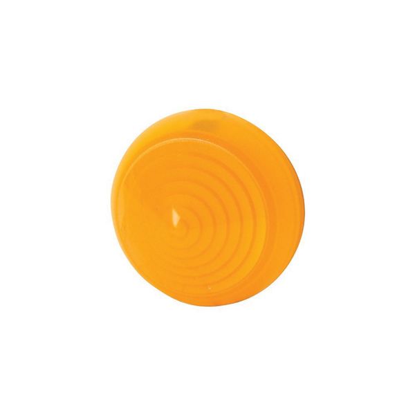 Lens, indicator light, raised, amber image 4