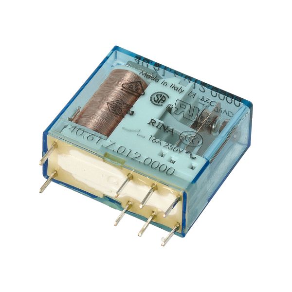 PCB/Plug-in Rel. 5mm.pinning 1CO 16A/12VDC/SEN/AgCdO (40.61.7.012.0000) image 3
