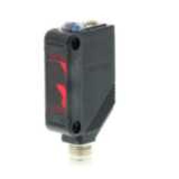 Photoelectric sensor, rectangular housing, red LED, retro-reflective, image 3