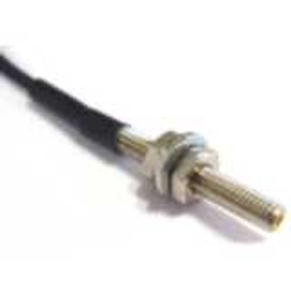 Fiber optic sensor head, diffuse, M3 cylindrical axial, coaxial, R25 f E32 9388M image 2