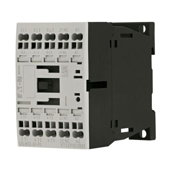 Contactor, 3 pole, 380 V 400 V 5.5 kW, 1 NC, 220 V 50/60 Hz, AC operation, Push in terminals image 7