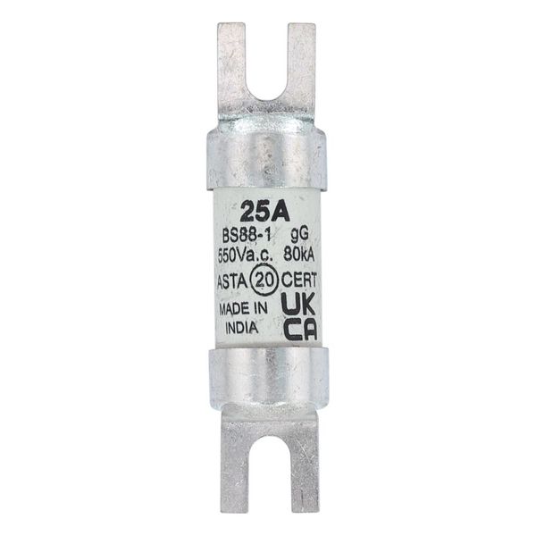 Fuse-link, LV, 25 A, AC 550 V, BS88/A1, 14 x 55 mm, gL/gG, BS image 8