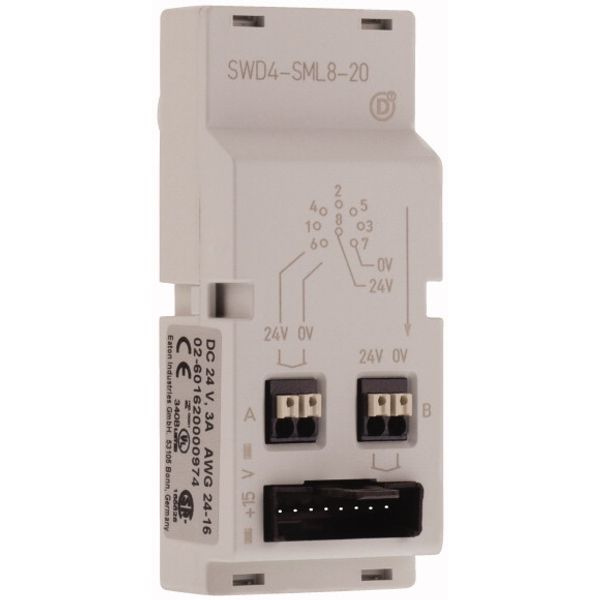 Switch cabinet bushing, SmartWire-DT, flat to round cable, plug image 4