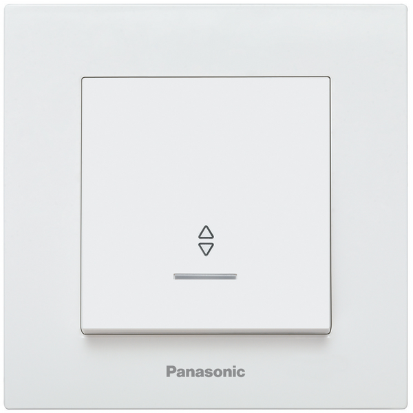 Karre Plus White (Quick Connection) Illuminated Two Way Switch image 1