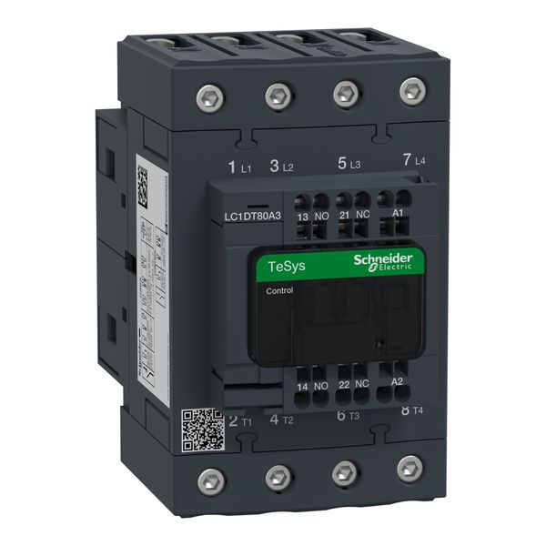 TeSys Deca contactor - 4P(4 NO) - AC-1 - = 440 V 80 A - 230 V AC 50/60 Hz coil image 5