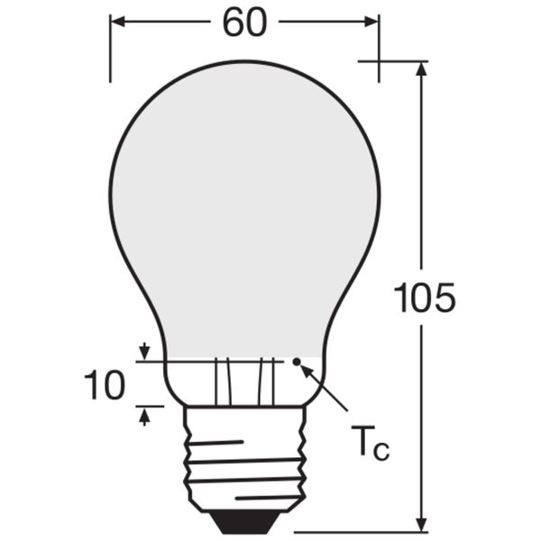 LED Retrofit CLASSIC A 6.5W 827 Frosted E27 image 6