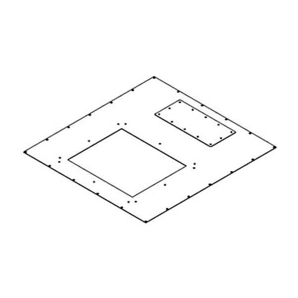 Adapter for assembling for ventilation unit, IP5X image 1