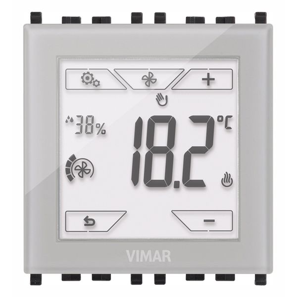 KNX touch-thermostat 2M neutral image 1