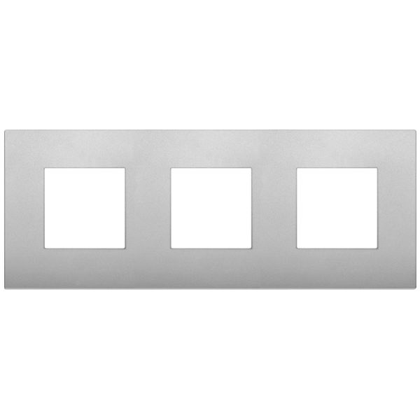 Plate 6M (2+2+2x71) techno matt silver image 1