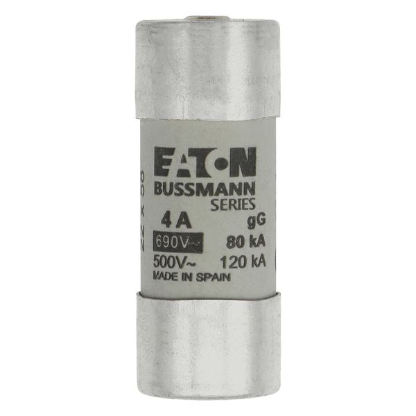 Fuse-link, LV, 4 A, AC 690 V, 22 x 58 mm, gL/gG, IEC, with striker image 5